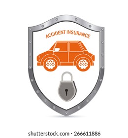 Protection design over white background, vector illustration