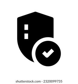 icono de archivo de protección para su sitio web, móvil, presentación y diseño de logotipo.