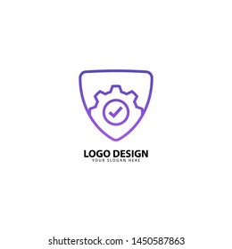 Protection Gear Security Design Logo