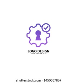 Protection Gear Security Design Logo
