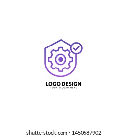 Protection Gear Security Design Logo