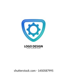 Protection Gear Security Design Logo