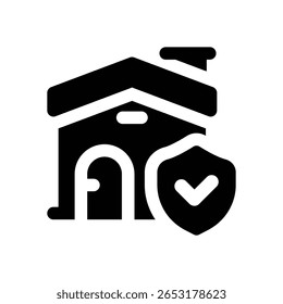 Schutzsymbol. Starkes und solides Vektorsymbol für Websites, mobile Schnittstellen, Präsentationen und visuelles Branding. Hohe Qualität und einfach zu bearbeiten.