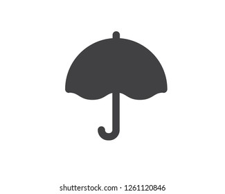 protection glyph solid icon illustration vector,umbrella protection icon illustration