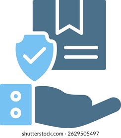Protection Glyph Two Colour Icon