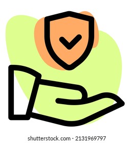 Protection of hands from the virus by using alcohol Rub