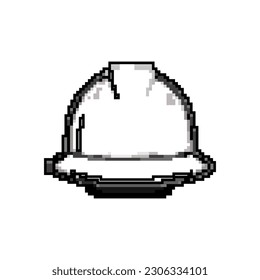 protection helmet builder game pixel art retro vector. bit protection helmet builder. old vintage illustration