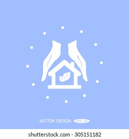 protection and home insurance icon