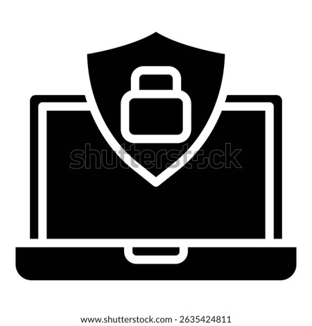 Protection Icon Bold Style For Various Design Purposes