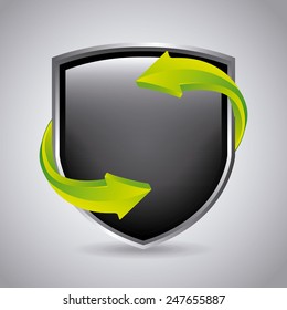 protection icon design, vector illustration eps10 graphic