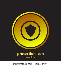 protection icon flat modern design