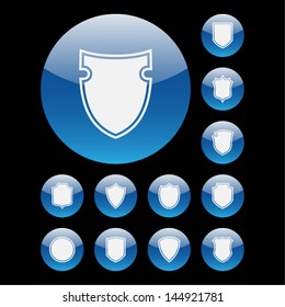 Protection icon set