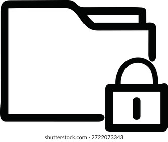 Protection icon set. Editable line icons. Vector illustration.