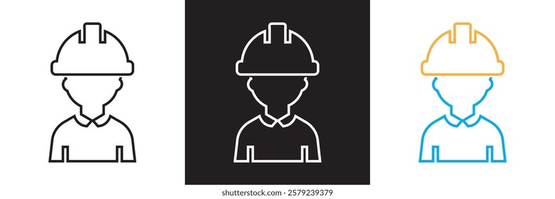 Protection icon set.  isolated on white and black background. vector illustration. EPS 10