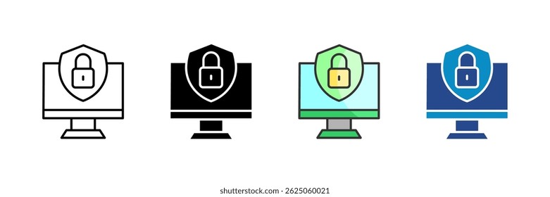 Protection Icon Set Multiple Style Collection