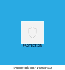 protection icon sign signifier vector
