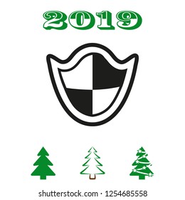 protection icon stock vector illustration