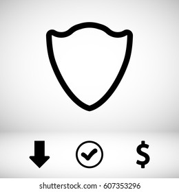 protection icon stock vector illustration