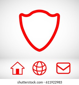protection icon stock vector illustration