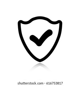 protection icon stock vector illustration