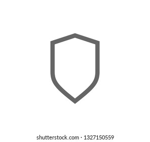 Protection icon.  Tick mark security check icon. shield guard icon.  Security icon.