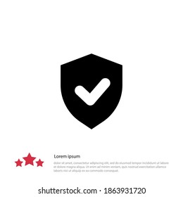 protection icon. Vector illustration EPS 10.