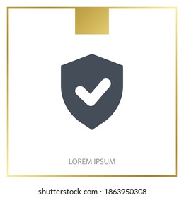 protection icon. Vector illustration EPS 10.
