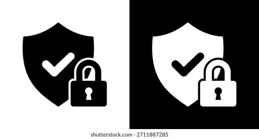 Icono de protección Ilustración vectorial. Diseño De Estilo Plano Creado Para Una Flexibilidad Creativa En Versiones Claras Y Oscuras.