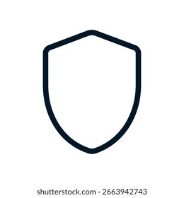 Icono de la protección, muestra del logotipo del Vector, ilustración, forma, diseño, icono de la interfaz de usuario de UX, eps editable