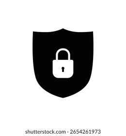 Vetor de ícone de proteção. Ícone de cadeado