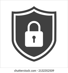 Schutzsymbol, Vektor. Padlock-Symbol. EPS10