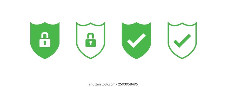 Protection icon vector. Secure, guard, defense icon symbol illustration