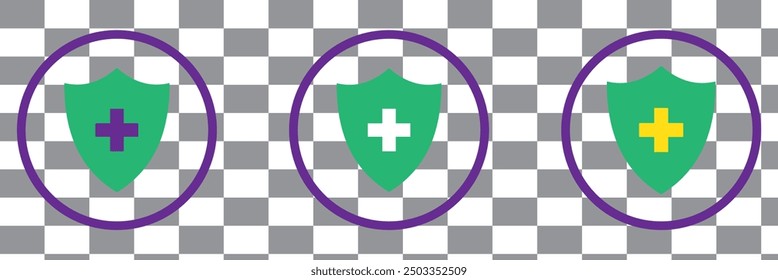 protection icon vector security medicine illustration