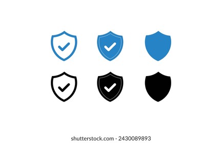 Protection icon vector Security icon symbol Lock icon Vector icon on white background