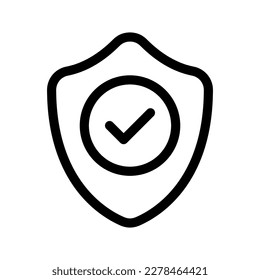 Icono de protección Ilustración de diseño de símbolo de vector