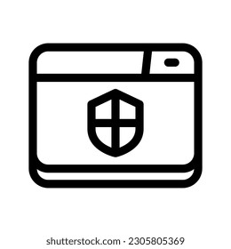 Protection Icon Vector Symbol Design Illustration