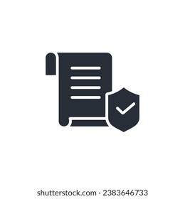 icono de protección. vector.Curso editable.Signo de estilo lineal para uso de diseño web,logotipo.Ilustración de símbolo.