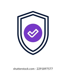 icono de protección para tu sitio web, móvil, presentación y diseño de logotipo.