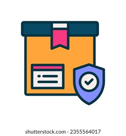 icono de protección para tu sitio web, móvil, presentación y diseño de logotipo.
