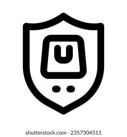 protection icon for your website, mobile, presentation, and logo design.