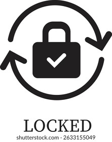Protection icon.Essential items for ensuring worker protection and site safety compliance.Containing security, safety, defense solid collection. Vector illustration.For website design, logo etc.