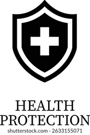 Protection icon.Essential items for ensuring worker protection and site safety compliance.Containing security, safety, defense solid collection. Vector illustration.For website design, logo etc.