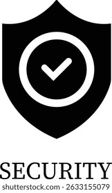 Protection icon.Essential items for ensuring worker protection and site safety compliance.Containing security, safety, defense solid collection. Vector illustration.For website design, logo etc.