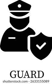 Protection icon.Essential items for ensuring worker protection and site safety compliance.Containing security, safety, defense solid collection. Vector illustration.For website design, logo etc.