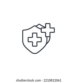protection icons  symbol vector elements for infographic web