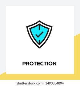 PROTECTION ILLUSTRATION ICON CONCEPT