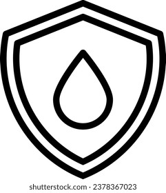 protection line icon illustration vector