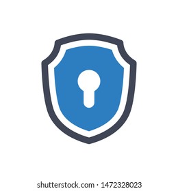 Protection Lock Vector Graphics Icon