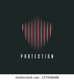 protection logo design, icon design template elements, shield logo 