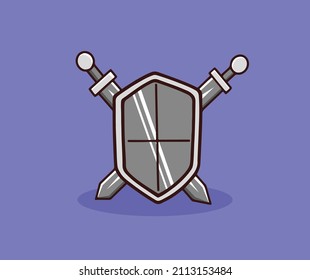 Protection logo hand drawing vector illustration